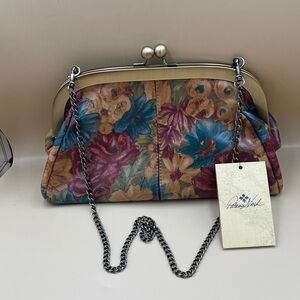 Patricia Nash Fresco Bouquet Removable Chain Clutch Kisslock Patricia Nash